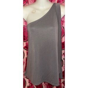 🩶 Green Envelope Los Angeles One Shoulder Top